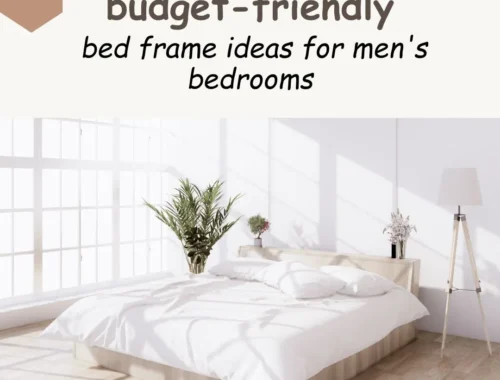 5 diy budget-friendly bed frame ideas for men's bedrooms