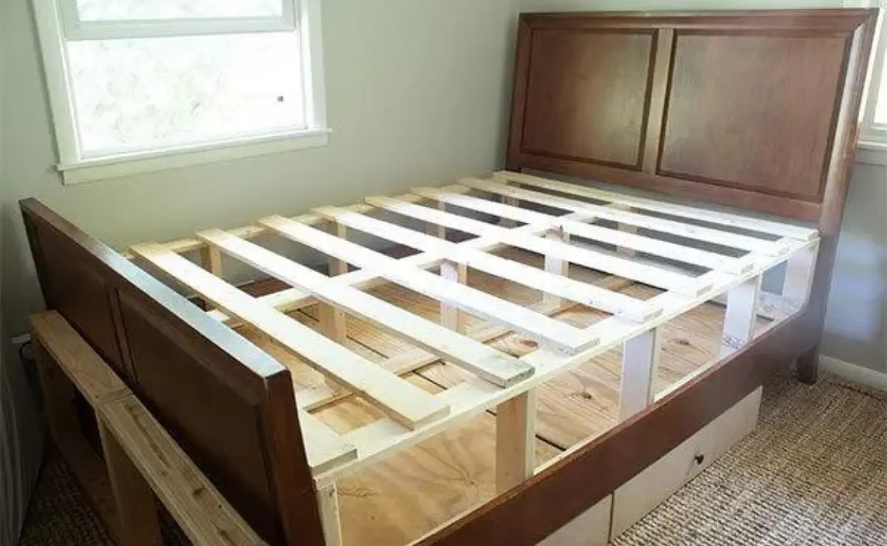 diy-Box-Spring-Bed-Frame