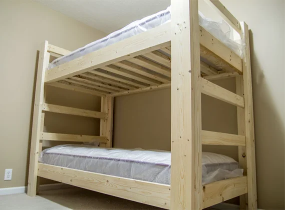 diy-DIY-Bunk-Bed-Frame-for-mens-bedroom