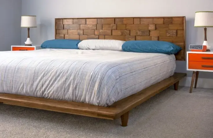 diy-Mid-Century-Modern-Bed -Frame